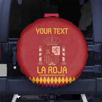 Custom Spain Football Spare Tire Cover Come on La Roja - Wonder Print Shop