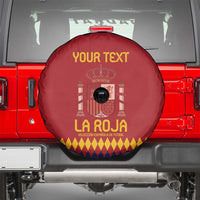 Custom Spain Football Spare Tire Cover Come on La Roja - Wonder Print Shop