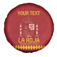 Custom Spain Football Spare Tire Cover Come on La Roja - Wonder Print Shop