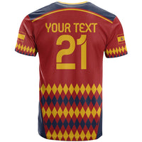 Custom Spain Football T Shirt Come on La Roja - Wonder Print Shop
