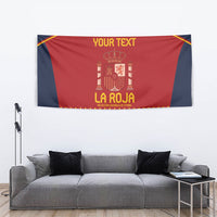 Custom Spain Football Tapestry Come on La Roja - Wonder Print Shop