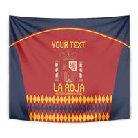 Custom Spain Football Tapestry Come on La Roja - Wonder Print Shop