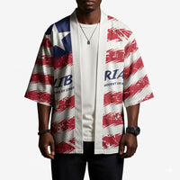 Personalized Liberia Lone Star Flag Kimono