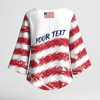 Personalized Liberia Lone Star Flag Kimono Sleeve Blouse