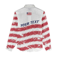 Personalized Liberia Lone Star Flag Women Casual Shirt