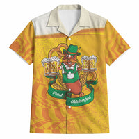 Oktoberfest Bratwurst Hotdog Personalized Hawaiian Shirt Bavarian Pattern Foam Beer Style