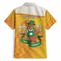 Oktoberfest Bratwurst Hotdog Personalized Hawaiian Shirt Bavarian Pattern Foam Beer Style
