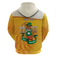 Oktoberfest Bratwurst Hotdog Personalized Hoodie Bavarian Pattern Foam Beer Style
