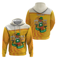 Oktoberfest Bratwurst Hotdog Personalized Hoodie Bavarian Pattern Foam Beer Style