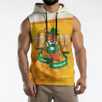 Oktoberfest Bratwurst Hotdog Personalized Sleeveless Hoodie Bavarian Pattern Foam Beer Style