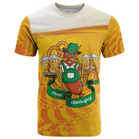 Oktoberfest Bratwurst Hotdog Personalized T Shirt Bavarian Pattern Foam Beer Style