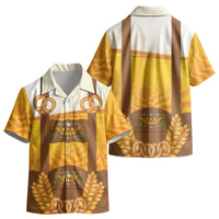 Oktoberfest Lederhosen Pretzel Kid Hawaiian Shirt Bavarian Pattern Foam Beer Style