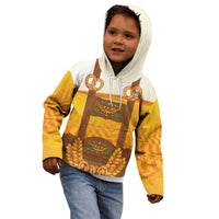 Oktoberfest Lederhosen Pretzel Kid Hoodie Bavarian Pattern Foam Beer Style