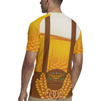Oktoberfest Lederhosen Pretzel Rugby Jersey Bavarian Pattern Foam Beer Style
