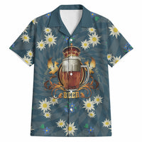 Oktoberfest Eagle Beer Prost Hawaiian Shirt Bavarian Polygon Pattern