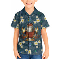 Oktoberfest Eagle Beer Prost Hawaiian Shirt Bavarian Polygon Pattern