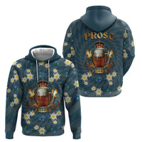 Oktoberfest Eagle Beer Prost Hoodie Bavarian Polygon Pattern