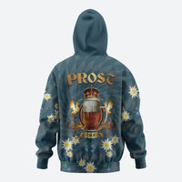 Oktoberfest Eagle Beer Prost Hoodie Bavarian Polygon Pattern