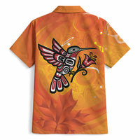 Canada Orange Shirt Day Haida Hummingbird Hawaiian Shirt September 30 Truth and Reconciliation