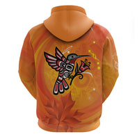 Canada Orange Shirt Day Haida Hummingbird Hoodie September 30 Truth and Reconciliation