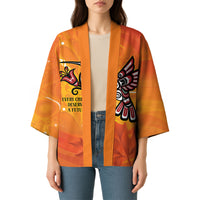 Canada Orange Shirt Day Haida Hummingbird Kimono September 30 Truth and Reconciliation