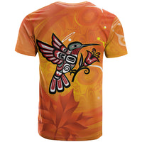Canada Orange Shirt Day Haida Hummingbird T Shirt September 30 Truth and Reconciliation