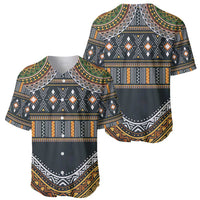 Africa Ethnic Native Pattern Baseball Jersey LT9 - Wonder Print Shop
