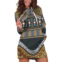 Africa Ethnic Native Pattern Hoodie Dress - Wonder Print Shop