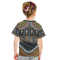 Africa Ethnic Native Pattern Kid T Shirt - Wonder Print Shop