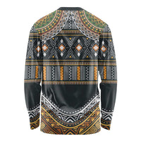 Africa Ethnic Native Pattern Long Sleeve Shirt - Wonder Print Shop