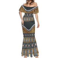 Africa Ethnic Native Pattern Mermaid Dress - Wonder Print Shop