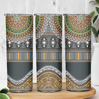 Africa Ethnic Native Pattern Skinny Tumbler - Wonder Print Shop