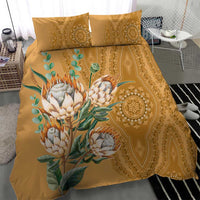 Africa King Proteas Dashiki Motif Bedding Set Gold Style LT9 - Wonder Print Shop