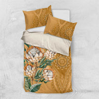 Africa King Proteas Dashiki Motif Bedding Set Gold Style LT9 - Wonder Print Shop