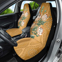 Africa King Proteas Dashiki Motif Car Seat Cover Gold Style LT9 - Wonder Print Shop