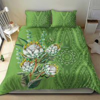 Africa King Proteas Dashiki Motif Bedding Set Green Style LT9 - Wonder Print Shop