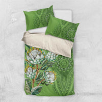 Africa King Proteas Dashiki Motif Bedding Set Green Style LT9 - Wonder Print Shop