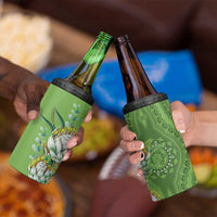 Africa King Proteas Dashiki Motif 4 in 1 Can Cooler Tumbler Green Style LT9 - Wonder Print Shop