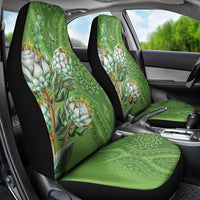 Africa King Proteas Dashiki Motif Car Seat Cover Green Style LT9 - Wonder Print Shop