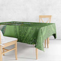 Africa King Proteas Dashiki Motif Tablecloth Green Style - Wonder Print Shop