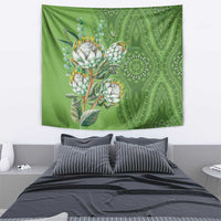 Africa King Proteas Dashiki Motif Tapestry Green Style - Wonder Print Shop