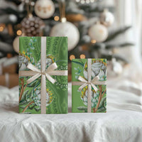 Africa King Proteas Dashiki Motif Wrapping Paper Green Style - Wonder Print Shop
