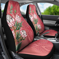 Africa King Proteas Dashiki Motif Car Seat Cover Peach Style LT9 - Wonder Print Shop