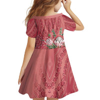 Africa King Proteas Dashiki Motif Family Matching Off Shoulder Maxi Dress and Hawaiian Shirt Peach Style LT9 - Wonder Print Shop