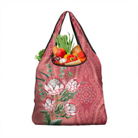 Africa King Proteas Dashiki Motif Grocery Bag Peach Style