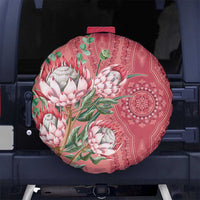 Africa King Proteas Dashiki Motif Spare Tire Cover Peach Style - Wonder Print Shop