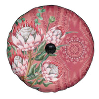 Africa King Proteas Dashiki Motif Spare Tire Cover Peach Style - Wonder Print Shop