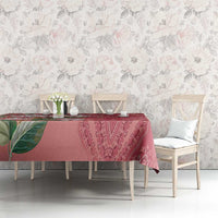 Africa King Proteas Dashiki Motif Tablecloth Peach Style - Wonder Print Shop