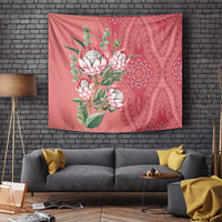Africa King Proteas Dashiki Motif Tapestry Peach Style - Wonder Print Shop