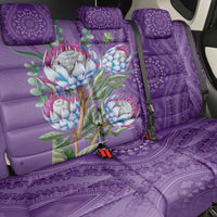 Africa King Proteas Dashiki Motif Back Car Seat Cover Violet Style LT9 - Wonder Print Shop